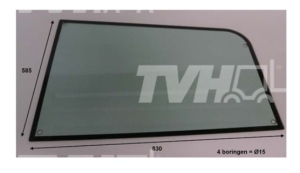 Szyba drzwi górna Yanmar 