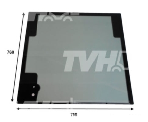 Szyba przednia górna Yanmar 72B17-68110