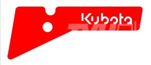 Naklejka Kubota U25-3 drzwi 