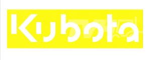 Naklejka Kubota U25-3 - wysięgnik 