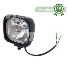 Lampa robocza Kubota U25-3 montowana na wysięgniku 